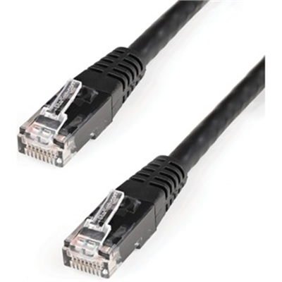 35' Cat6 RJ45 UTP NtwkBlack