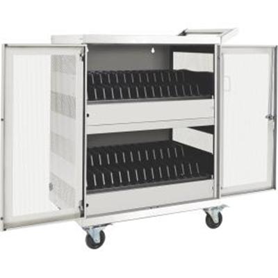 32 Port AC Charging Cart White