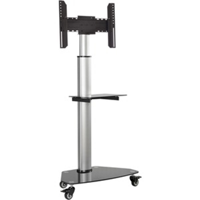 ROLLING TV CART 37 70" BLACK