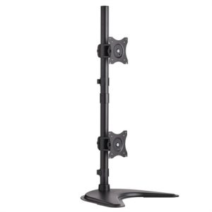 Dual Vertical Desk Mount Monit
