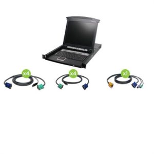 8 Port 17" LCD Combo KVM Swtch