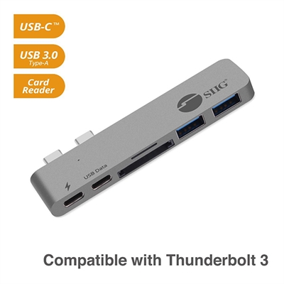 Thunderbolt 3 USB C Hub SpcGry