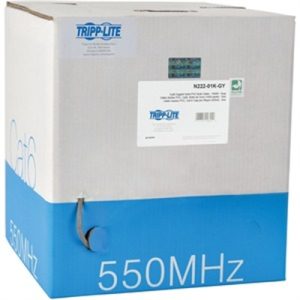 1000' Cat 6 PVC Cable Gray