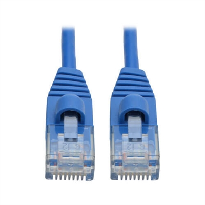 Cat6a Snag Mold Slim Blue 6ft