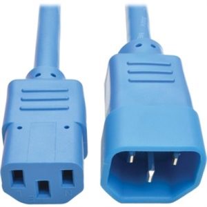 Heavy Duty 3' Pwr Ext Cord Blu