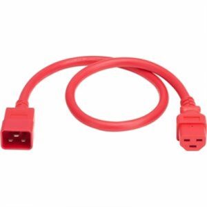 PWR CRD C20 TO C21 20A 2FT RED
