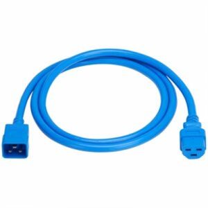 PWR CRD C20 TO C21 20A 6FT BLU