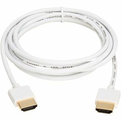 SLIM HDMI CBL UHD 4K WHT 10FT