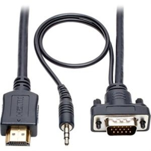 HDMI to VGA Adapter 3.5mm 3'