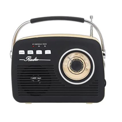 Supersonic Vintage Speaker BLK