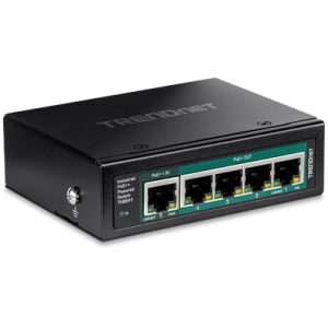 5 Port Ind Gig PoE+ Switch