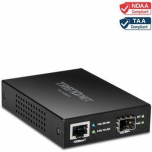 10GBASE T to SFP+ Fiber Media