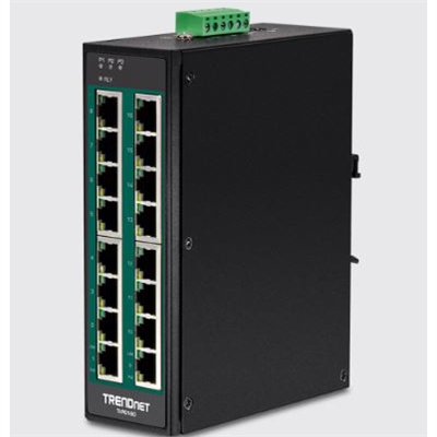 16 Port Industrial Gigabit PoE