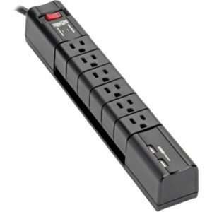 Surge 6 Outlet 3.4A USB Charge