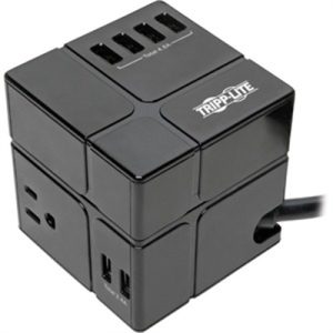 Surge Protector Cube 3AC 6 USB
