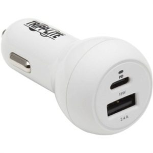 USB CAR CHARGER W USB C USB A