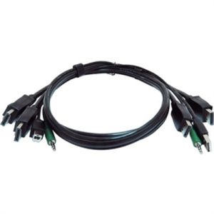 10' KVM USB Dual DP CBL AUD