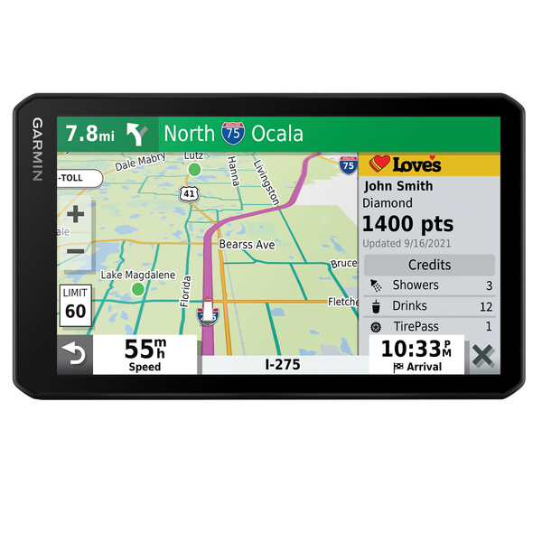 Garmin 010-02727-00 dezlCam OTR710 7-In. GPS Truck Navigator with Built-in Dash Cam