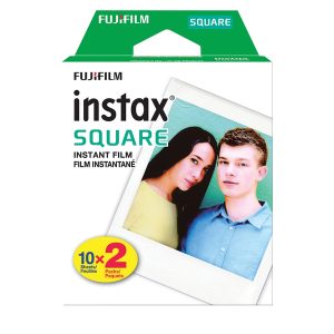 FUJIFILM 16583664 instax SQUARE Film, Twin 10 Packs