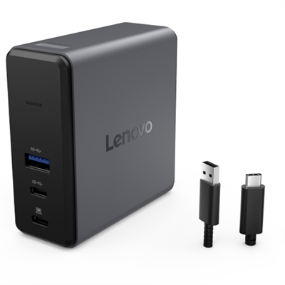 Lenovo USB-C GaN Travel Dock – US, Compact Docking Station