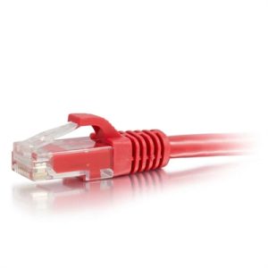 15FT CAT6 SNAGLES PATCH RED