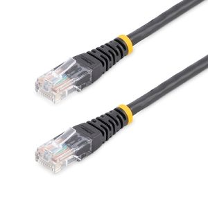BlackMoldedCat5e PatchCable