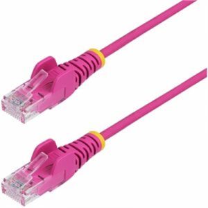 20ft Pink Slim CAT6 Cable
