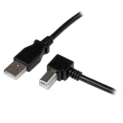 1m Right Angle USB B Cable