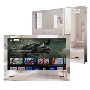 Mirror Plus TV 32" On wall