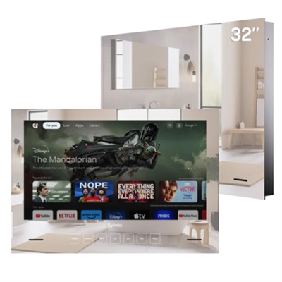 Mirror Plus TV 32" On wall