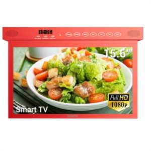 Kitchen TV Red 15.6