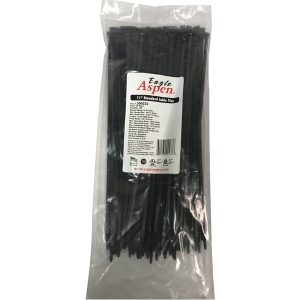 Eagle Aspen 500233 Cable Ties, Temperature-Rated, 100 Pack (11 In.; Black)