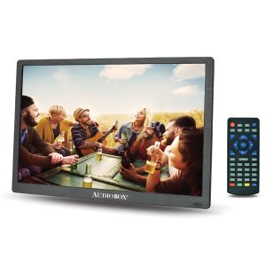 Audiobox TV-15 15.4-In. 1200 x 800 HD Portable Rechargeable LCD TV with Remote and Car Charger, TV-15