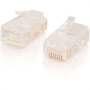 RJ45 Cat5 Mod Plug Cbl 100pk