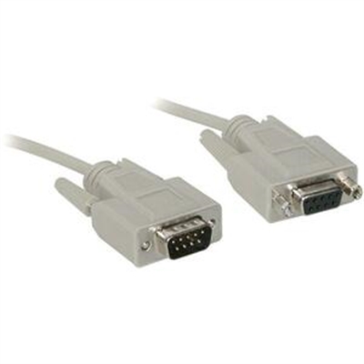 6' DB9 MF Cable Beige