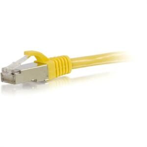 2FT CAT6 BOOTED STP YLW