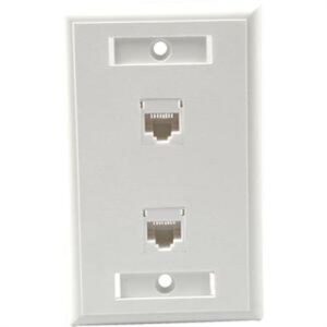 CAT 5E RJ45 Wall PL-White