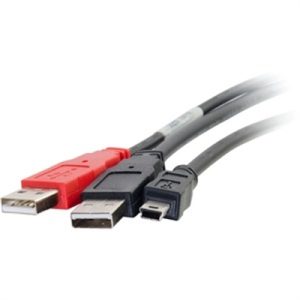 6' USB 2.0 Mini B Male A Male
