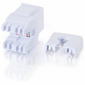 Cat6 RJ45 UTP Keystone Jck Wht