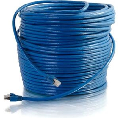 200FT CAT6 SOLID SHIELDED BLUE