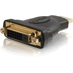 HDMI M To DVI F Adt Blk
