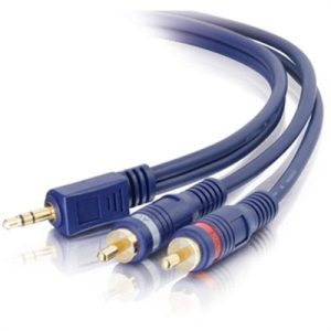 50' Streo M to Dual RCA M Cble