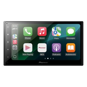 Pioneer DMH-1800NEX DMH-1800NEX 6.8-In. Car In-Dash Unit, Double-DIN Digital Media Receiver with Touch Screen, Bluetooth, and Apple CarPlay/Android Auto