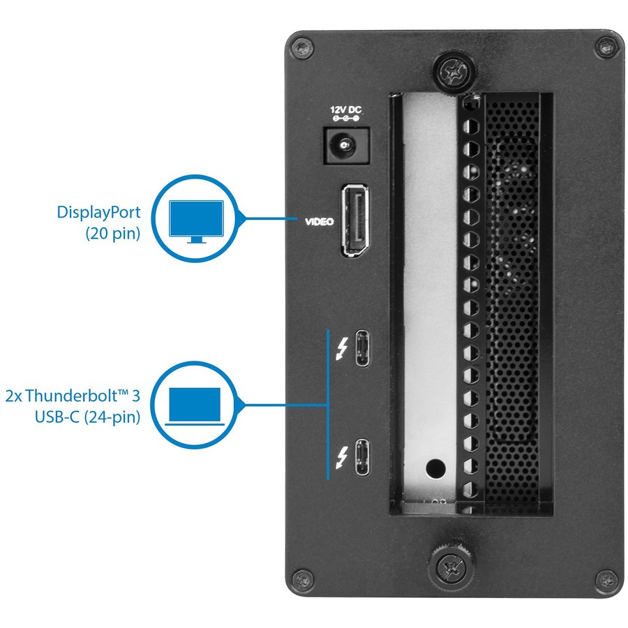 StarTech.com Thunderbolt 3 to M.2 adapter - External PCI Express Enclosure - Chassis plus card - Image 4