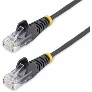 9in Black Slim CAT6 Cable