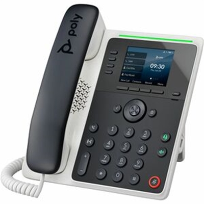 Poly Edge E220 IP Phone with PoE and Power Supply