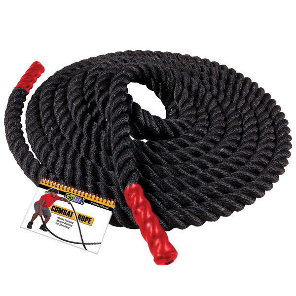 GoFit GF-BATR 40-Foot Combat Rope with Training Manual