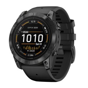 Garmin 010-02804-20 epix Pro (Gen 2) Standard Edition Smartwatch with 51-mm Case, Slate Gray Bezel with Black Band