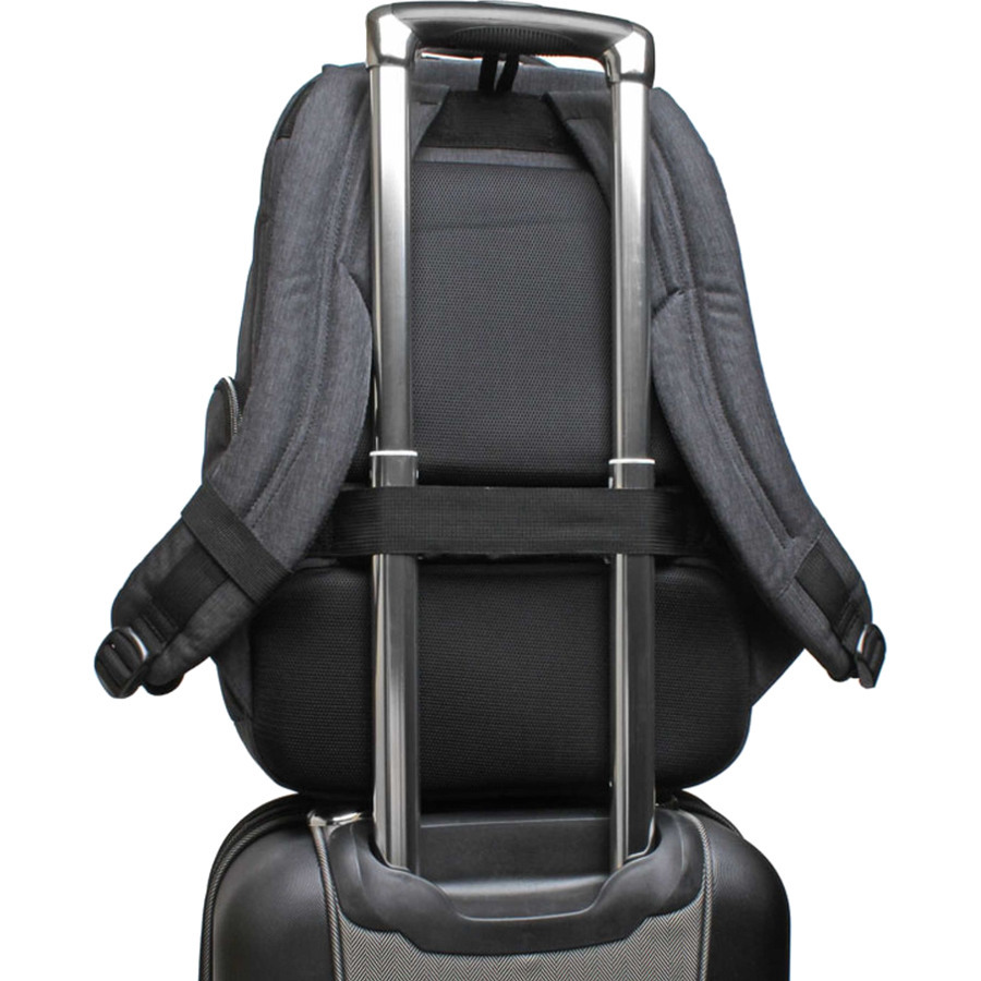 Samsonite Modern Utility Carrying Case (Backpack) for 15.6" Apple iPad Notebook - Charcoal, Charcoal Heather - Image 2