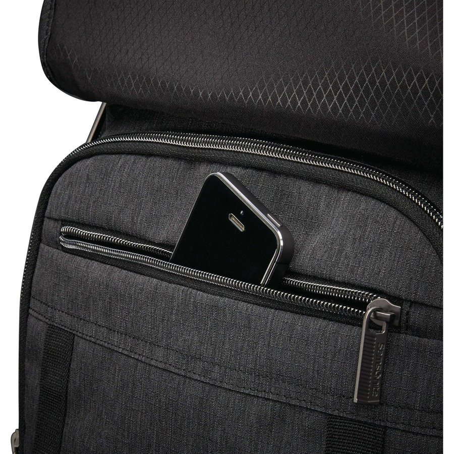 Samsonite Modern Utility Carrying Case (Backpack) for 15.6" Apple iPad Notebook - Charcoal, Charcoal Heather - Image 4